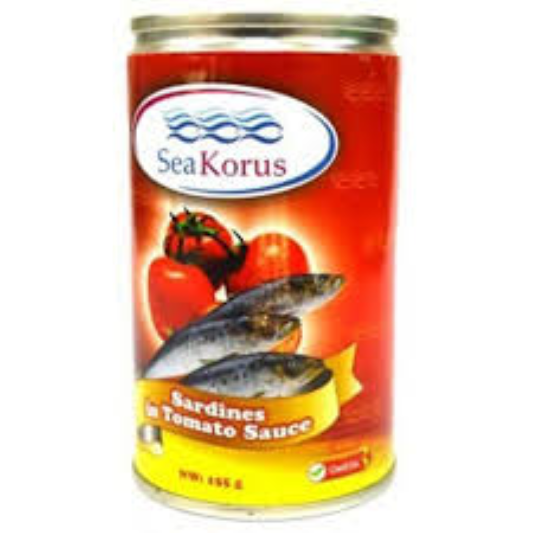 SEA KORUS SARDINES IN TOMATO SAUCE 155G